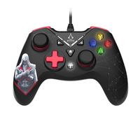Freaks And Geeks - Assassin's Creed - Manette Filaire USB pour PC avec Câble 3M - Noire et Rouge