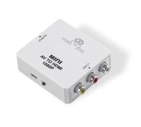 Freaks & Geeks Convertisseur AV vers HDMI pour SNES, MegaDrive, Wii, GameCube 720p/1080p Blanc