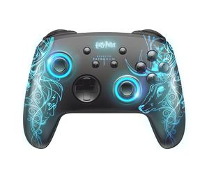 Freaks and Geeks Manette Harry Potter Switch/PC RGB Sans Fil - Câble 1M - Noire - Patronus