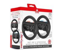 Freaks & Geeks – Pack 2 volants Switch 2 pour Joy‑Con – Ergonomiques, boutons agrandis, ABS – Noir