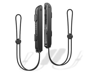 Freaks and Geeks Paire de Dragonnes pour Joy-Con - Rail Métal - Noir