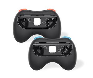 Freaks and Geeks -Paire de grips manette pour Joy-Cons Switch 2 (Noir)