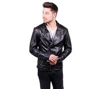 Freaky Nation - Blouson - Cuir - Manches Longues Homme - Noir - Medium
