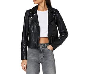 Freaky Nation Femme Bali-FN SC Blouson en cuir, Black, XL
