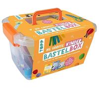 Topp Verlag – Grande boîte de bricolage pour enfants – 3 livres à télécharger, matériel inclus
