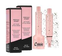 Freckle Pen, 2Pcs Faux Freckle Stamp - Natural-Looking, Faux Freckles Waterproof Face Makeup, Long Lasting, Quick Dry, for Dating Events Parties Daily Activities (2.0)