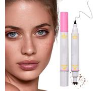 Freckles Pen, 2-1 Waterproof Dot Stamp and Eyeliner, Long-Lasting Makeup Tool for Natural Look, Fake Freckle Cosmetic for Women, Girls, Skin Beauty, Parties More