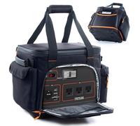 FRECOLSH Étui de transport de voyage compatible avec Jackery Explorer 1000, étui de rangement portable avec fond étanche et poche pour accessoires Jackery Explorer 1000, sac de rangement pour