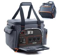 FRECOLSH Étui de transport de voyage compatible avec Jackery Explorer 1000, étui de rangement portable avec fond étanche et poche pour accessoires Jackery Explorer 1000, sac de rangement pour