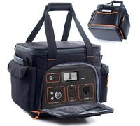 FRECOLSH Étui de transport de voyage compatible avec Jackery Explorer 1500, étui de rangement portable avec fond étanche et poche pour accessoires Jackery et générateur solaire, sac de rangement
