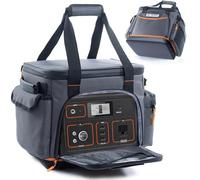 FRECOLSH Étui de transport de voyage compatible avec Jackery Explorer 1500, étui de rangement portable avec fond étanche et poche pour accessoires Jackery et générateur solaire, sac de rangement