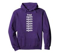 Fred à Nouveau Sweat à Capuche, Unisexe pour Adultes, Violet, XL