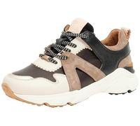 Fred de la Bretoniere Femme Bowi Baskets Basses, Sable Noir, 36 EU