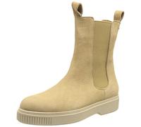 Fred de la Bretoniere Femme FRS1080 Bottine Chelsea en Cuir Nubuck, Taupe, 36 EU