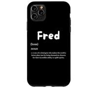 Fred Definition Personalized Name Custom Costume Fredrick Coque pour iPhone 11 Pro Max