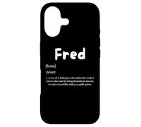 Fred Definition Personalized Name Custom Costume Fredrick Coque pour iPhone 17