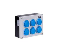 FRED Distributeur de chantier hermétique IP54 + 6x DV-0171-F