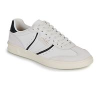 Baskets basses hommes Fred Perry B4 EMBOSSED LEATHER - SUEDE Blanc 40