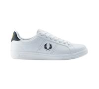Fred Perry - Baskets Blancs en Cuir Style B721 - Homme - Chaussures - Blanc - Taille: 45 EU