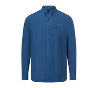 Fred Perry - Camicia Oxford - Homme - Chemises - Bleu - Taille: L