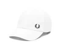 Fred Perry - Casquette Classique Pique - Homme - Accessoires - Blanc - Taille: ONE Size
