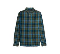 Fred Perry Chemise bleu chiné / vert / noir, Taille XXL