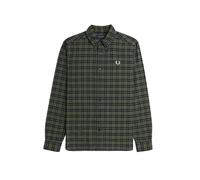 Fred Perry Chemise gris / vert / noir, Taille S