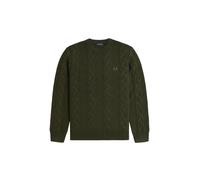 Fred Perry, Homme, Pulls, Vert, Taille: L Pull en Maille Torsadée