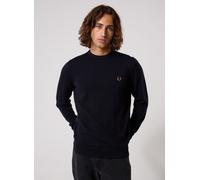 Fred Perry Pull Classic Crew Neck bleu Homme Taille L