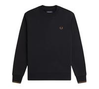 Fred Perry - Contrast Crewneck SweaT-shirt - Homme - Sweatshirts et sweats à capuche - Noir - Taille: M