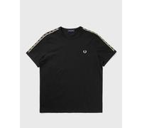 Fred Perry T-shirt homme Contrast Tape Ringer noir manches courtes – Taille L