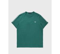 Fred Perry CONTRAST TAPE RINGER T-SHIRT men Shortsleeves green taille: XXL