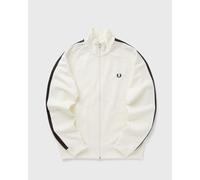 Vêtements Fred Perry CONTRAST TAPE TRACK JACKET pour Homme L Blanc