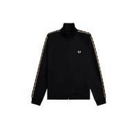 Fred Perry Contrast Tape Track Jacket, Noir , L