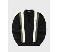 Fred Perry CONTRAST TIPPED KNITTED SHIRT men Pullovers black taille: XXL