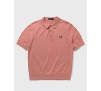 Fred Perry COTTON KNITTED SHIRT men Polos pink taille: XL