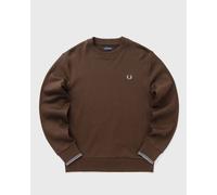 Fred Perry CREW NECK SWEATSHIRT men Sweatshirts brown taille: L