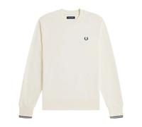 Fred Perry - Felpa Girocollo - Homme - Sweatshirts et sweats à capuche - Blanc - Taille: 2XL