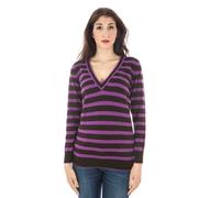 Fred Perry, Femme, Pulls, Violet, Taille: 40 FR Maille ras du cou