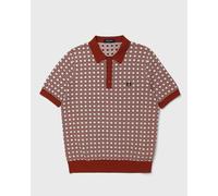 Fred Perry FLORAL JACQUARD SHIRT men brown taille: L