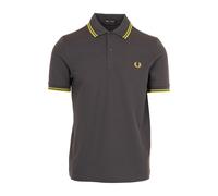 Fred Perry - FP Tennis Shirt - Homme - Tops - Gris - Taille: S