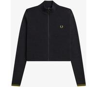 Fred Perry Grey/Pink/Yellow Grey/Pink/Mettalic Knit Jumper
