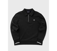 Fred Perry HALF ZIP COLLARED SWEATSHIRT men Half-Zips black taille: XXL