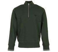 Fred Perry Sweat-shirt demi-zippé, Vert 53a, L