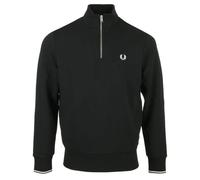Fred Perry HALF ZIP SWEATSHIRT men Half-Zips black taille: M