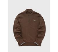 Fred Perry HALF ZIP SWEATSHIRT men Half-Zips brown taille: XL