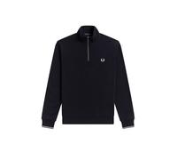 Fred Perry HALF ZIP SWEATSHIRT men Half-Zips blue taille: S