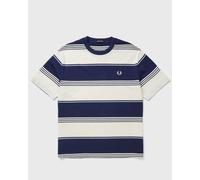 Fred Perry HEAVYWEIGHT STRIPED T-SHIRT men Shortsleeves blue|white taille: L