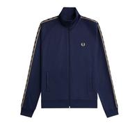 Fred Perry, Homme, Sweatshirts et sweats à capuche, Bleu, Taille: M Contrast Tape Track Jacket
