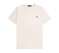 Fred Perry, Homme, Tops, Beige, Taille: S Ringer T-Shirt
